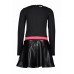 B.Nosy Girls coated dress Black Y109-5861